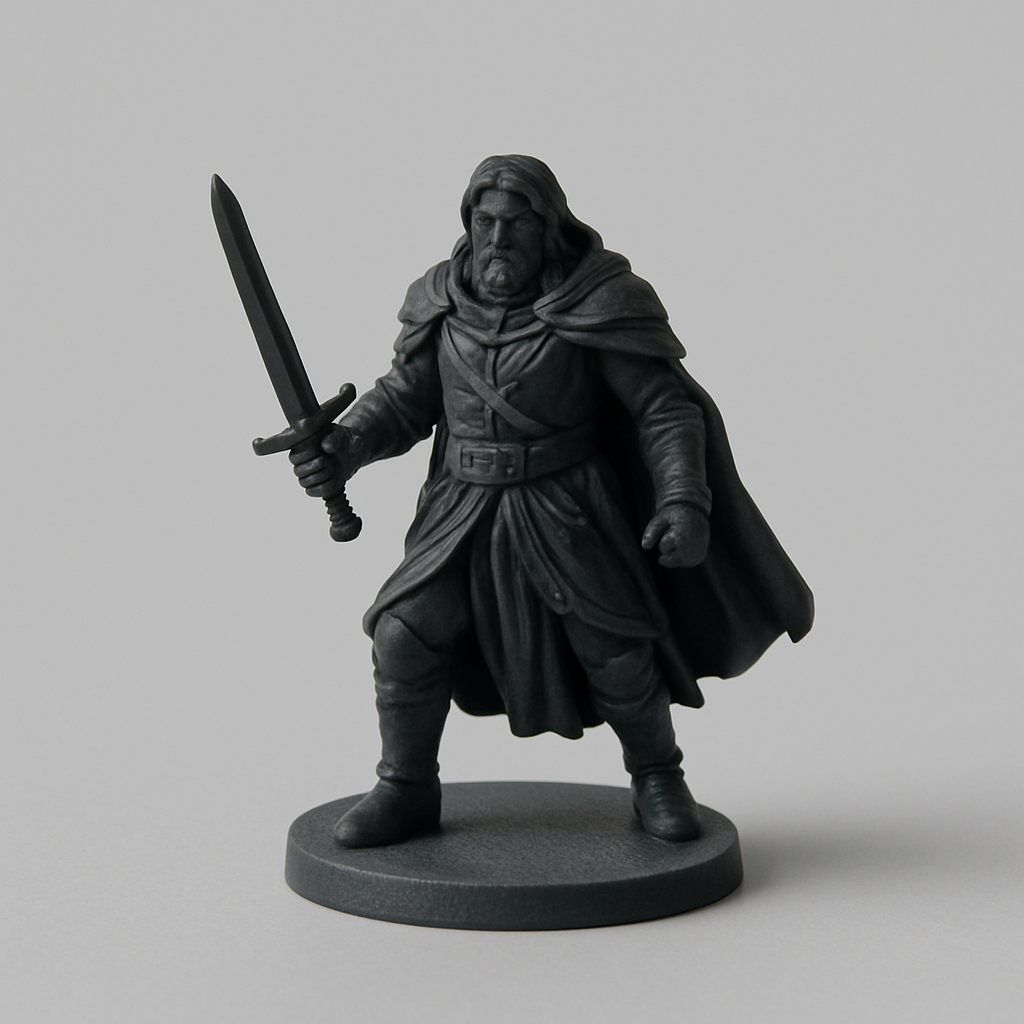 Exemplo de peça impressa em 3D: Miniaturas